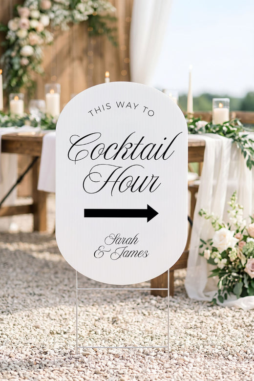 The Soirée Directional · This Way To