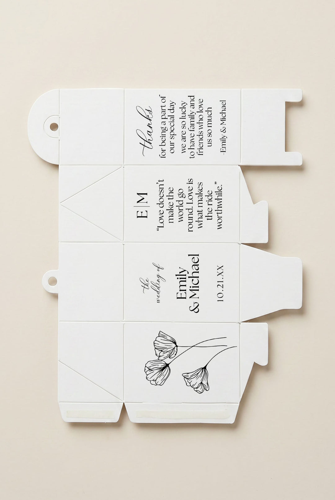 The Heirloom Favor Box · Names