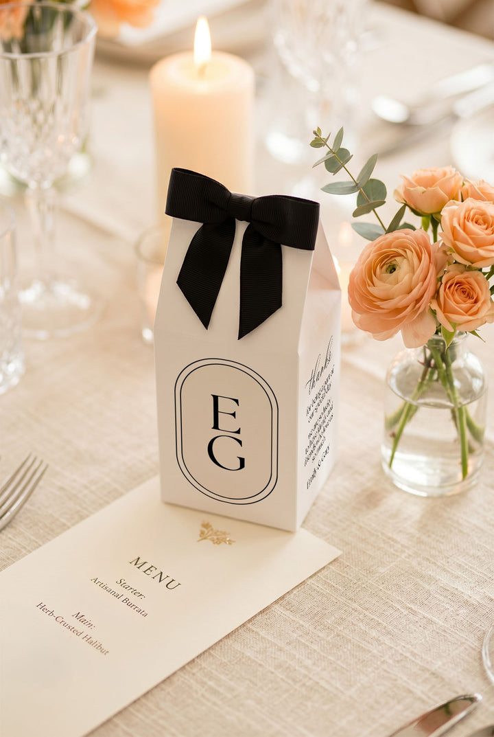 The Monogram Favor Box