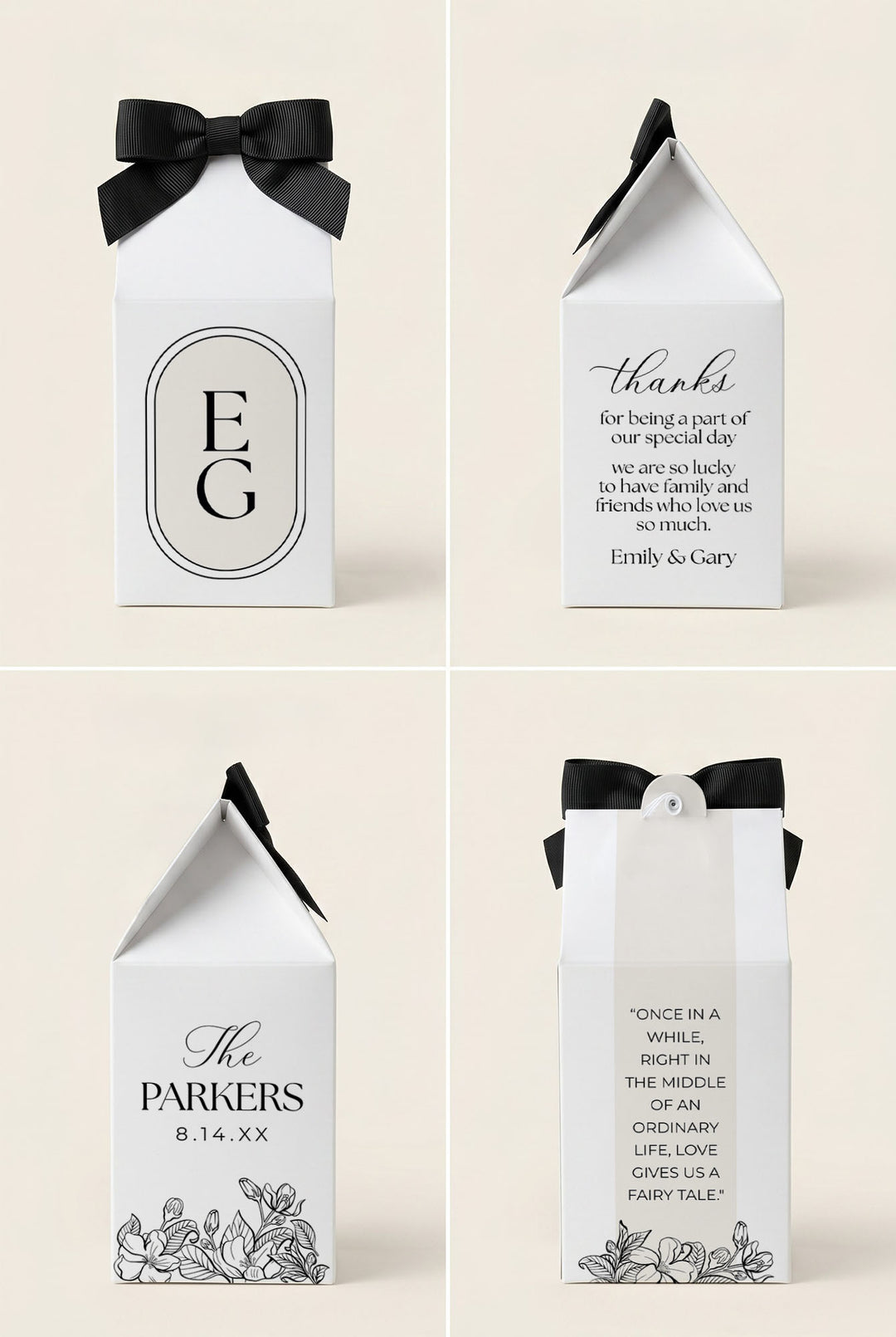 The Monogram Favor Box