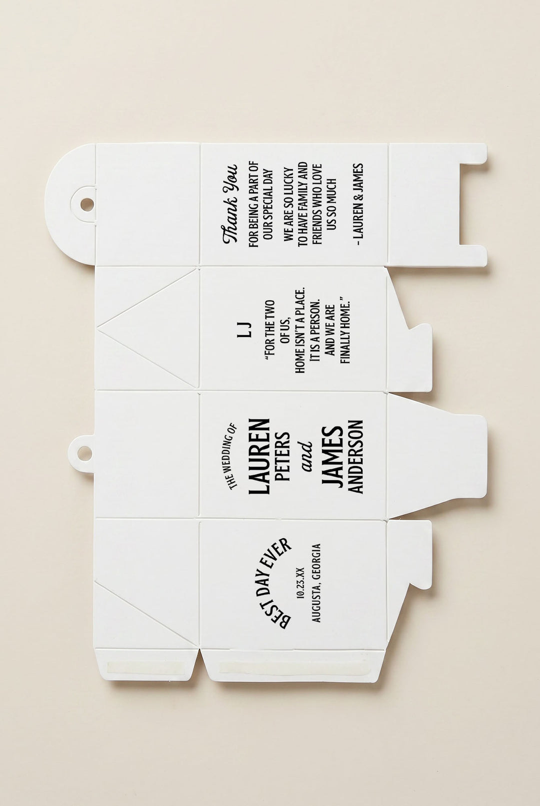 The Marquee Favor Box · Condensed