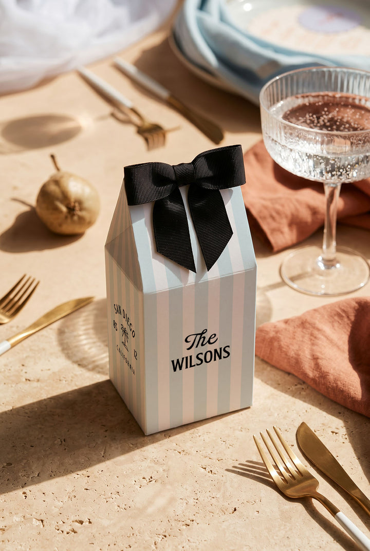 The Cabana Favor Box · Stripe