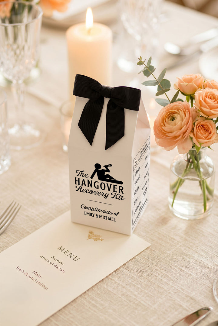 The Hangover Recovery Kit Favor Box