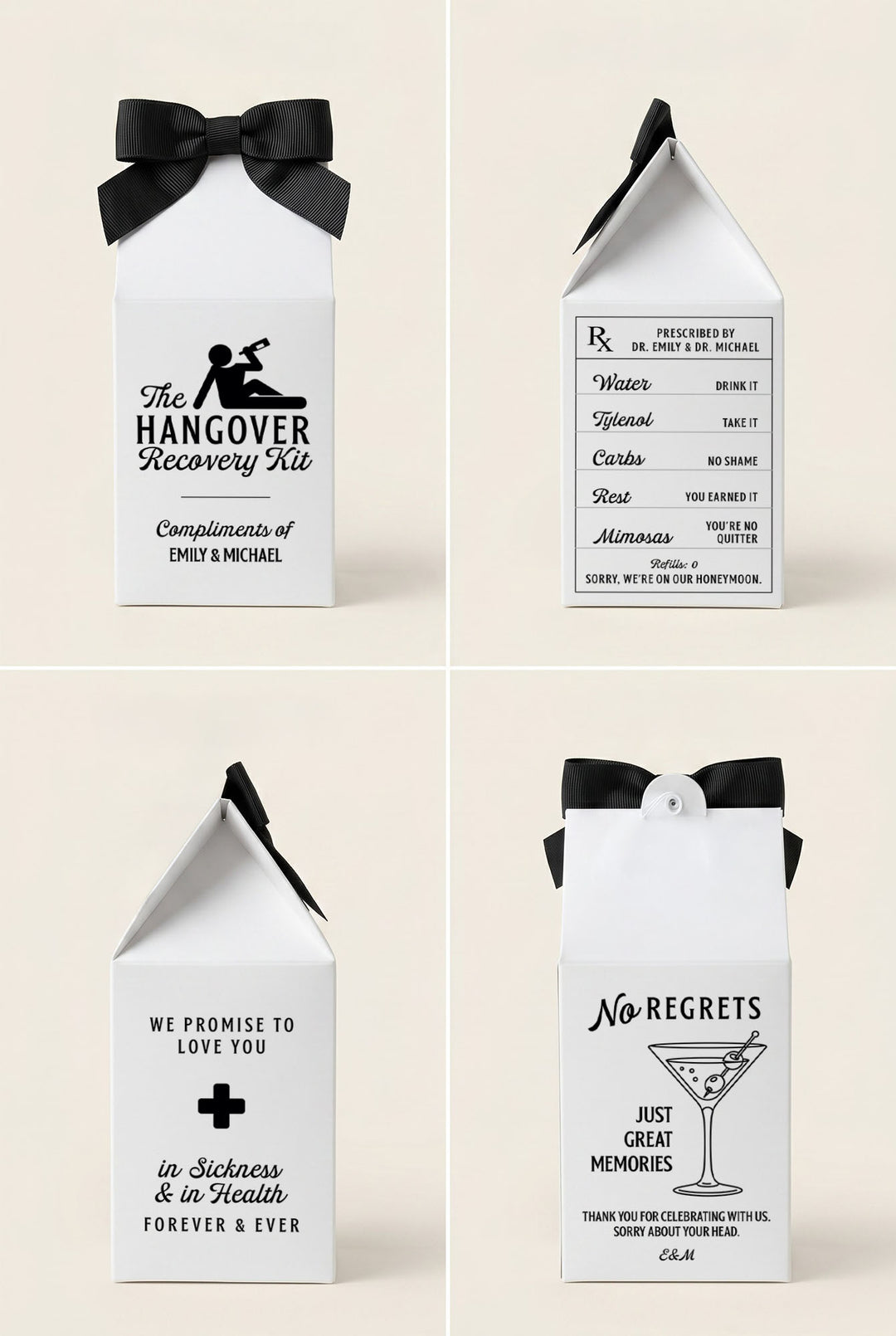 The Hangover Recovery Kit Favor Box