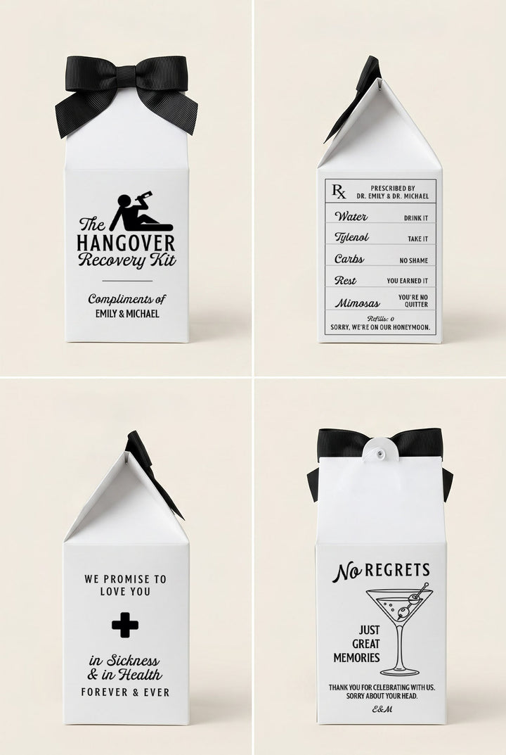 The Hangover Recovery Kit Favor Box