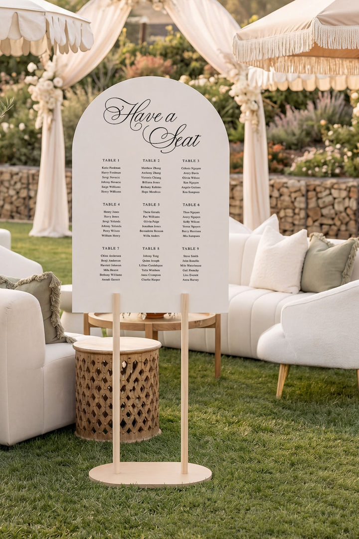 The Heirloom Seating Chart · Classic