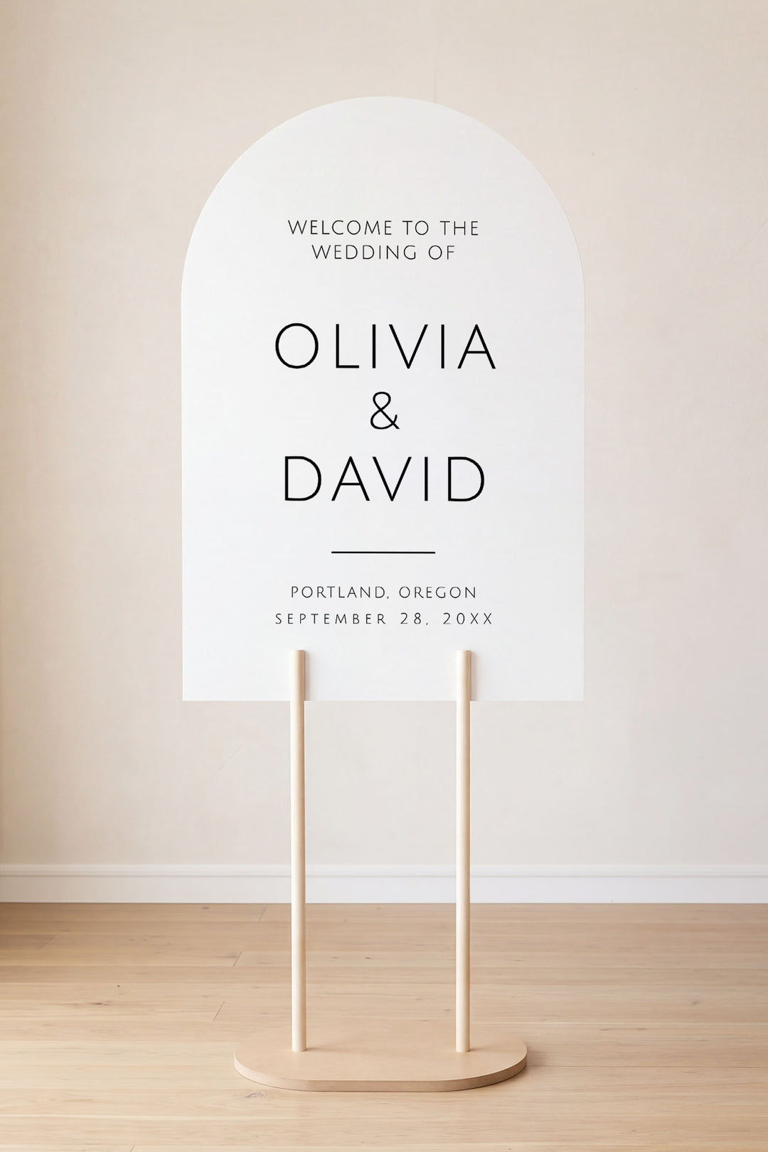 The Modern Welcome Sign · Arch