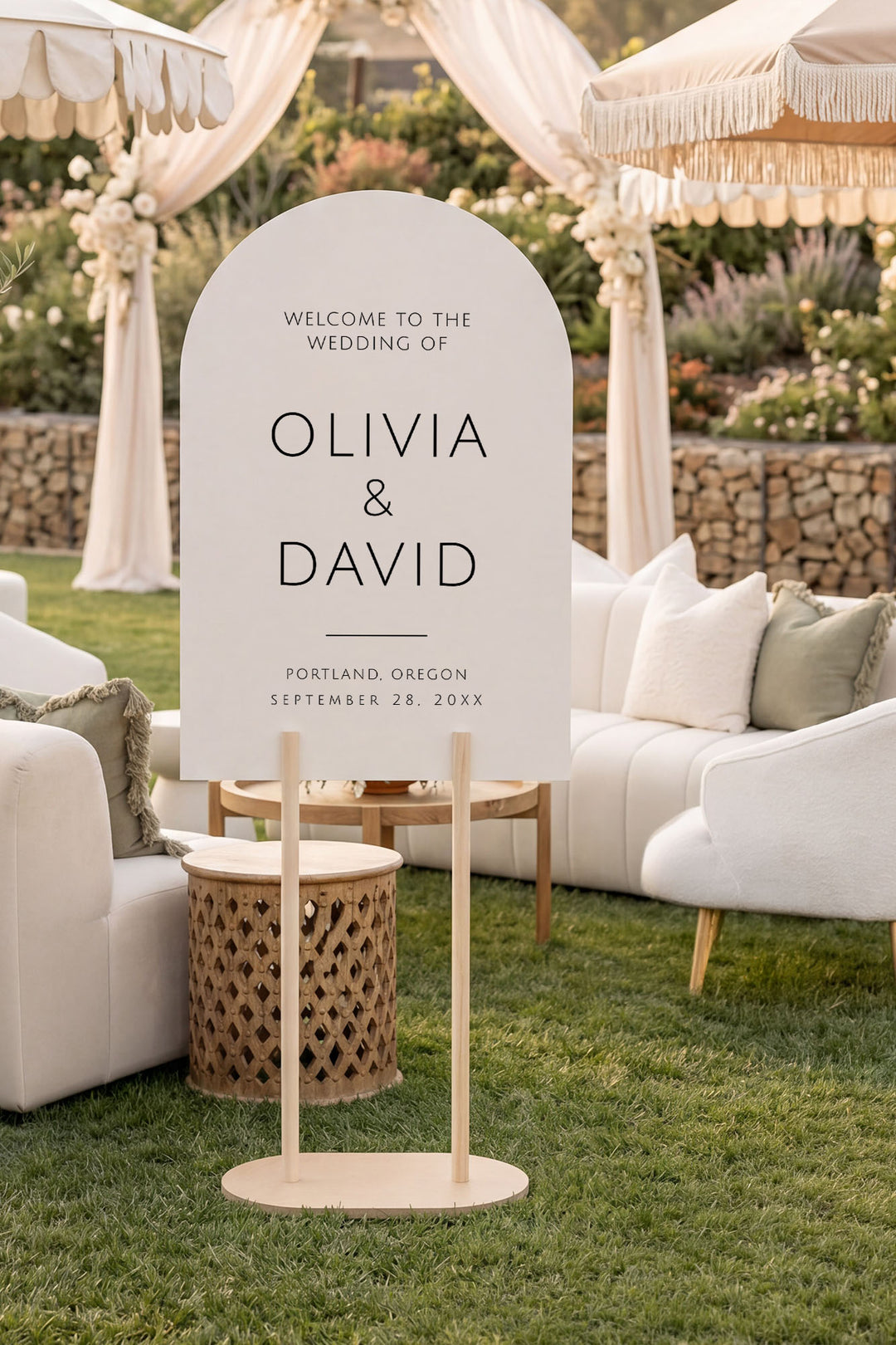 The Modern Welcome Sign · Arch