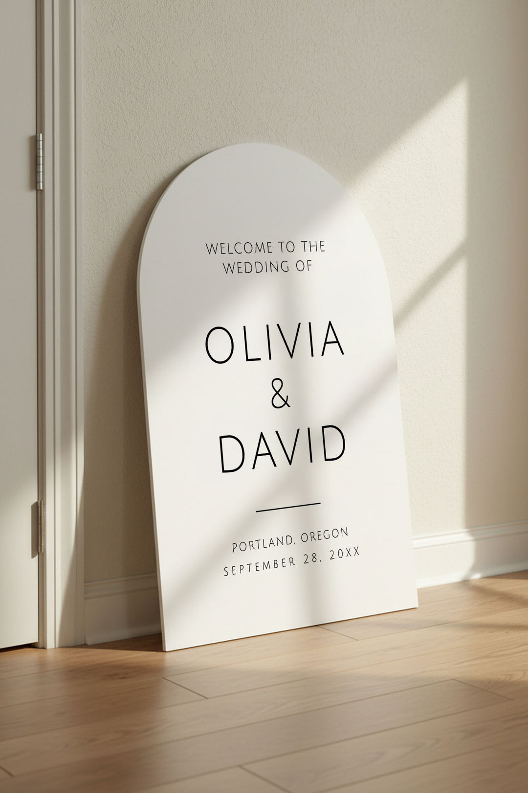 The Modern Welcome Sign · Arch
