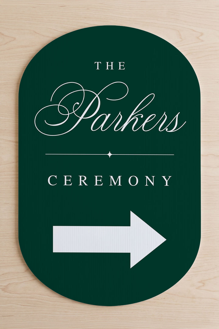 Emerald sign material detail, durable corrugated plastic #color_Emerald