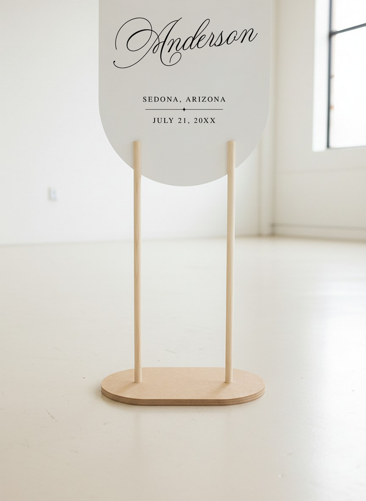 The Wedding Sign Stand