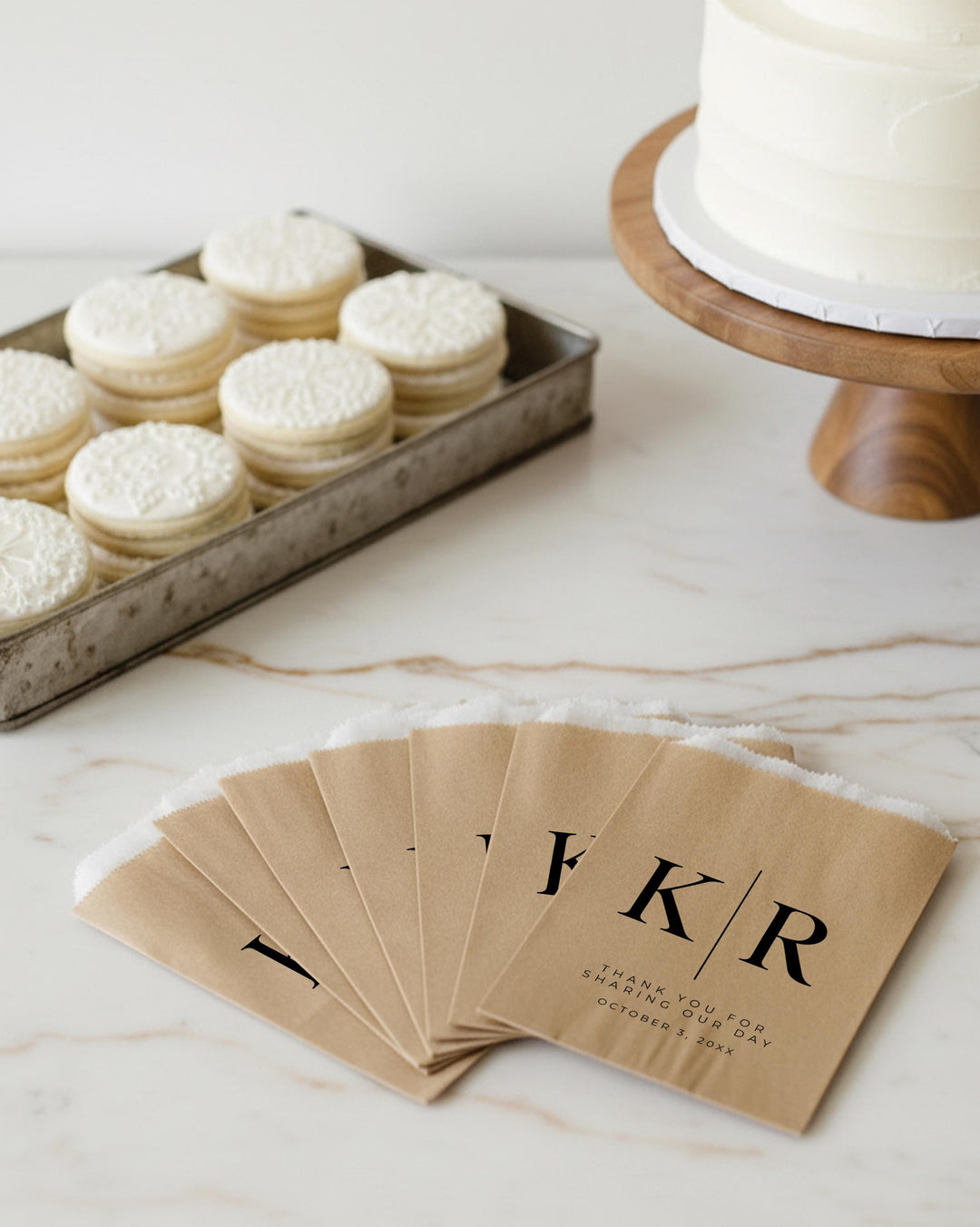 Custom Wedding Favor Bag, Personalized