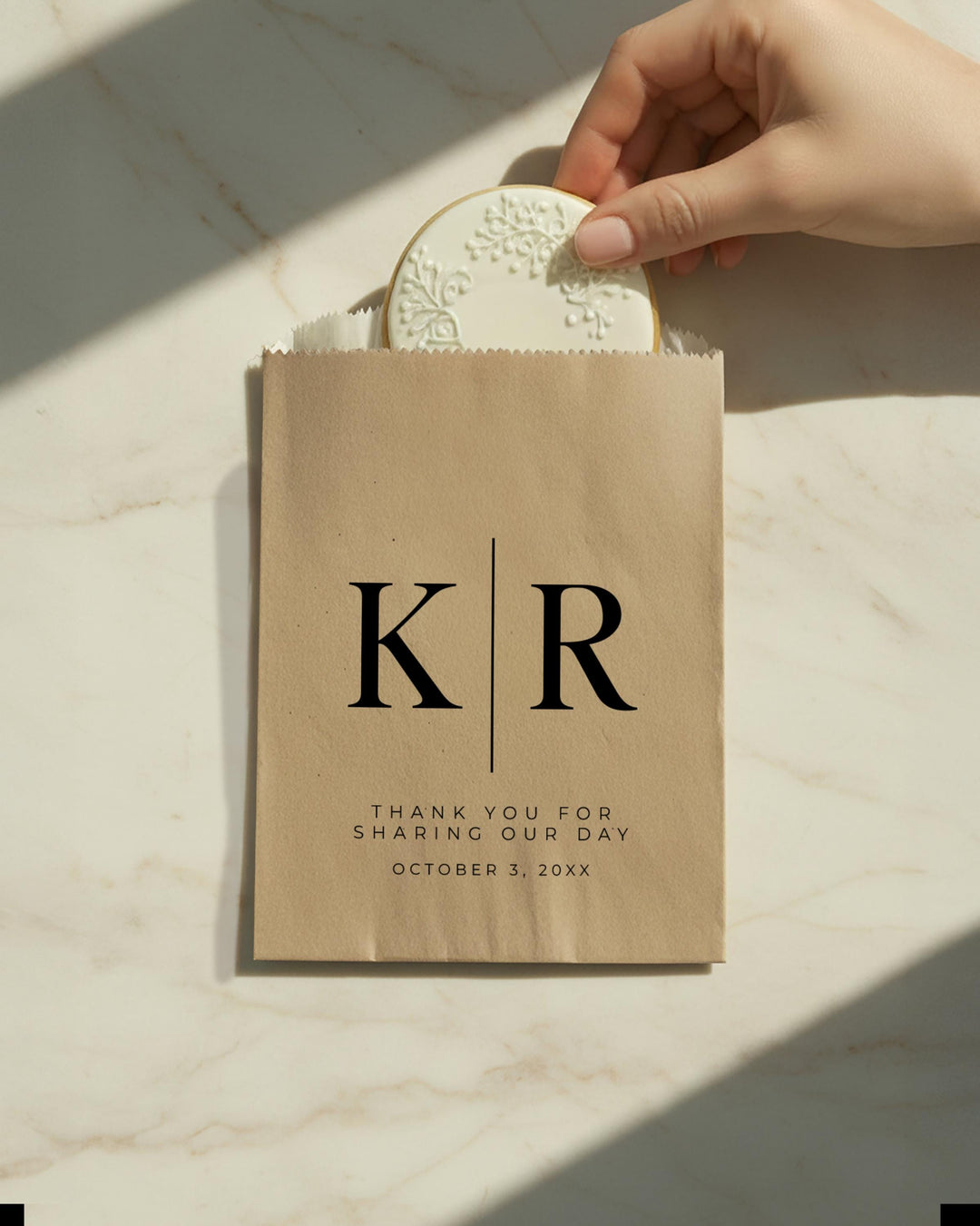 Custom Wedding Favor Bag, Personalized