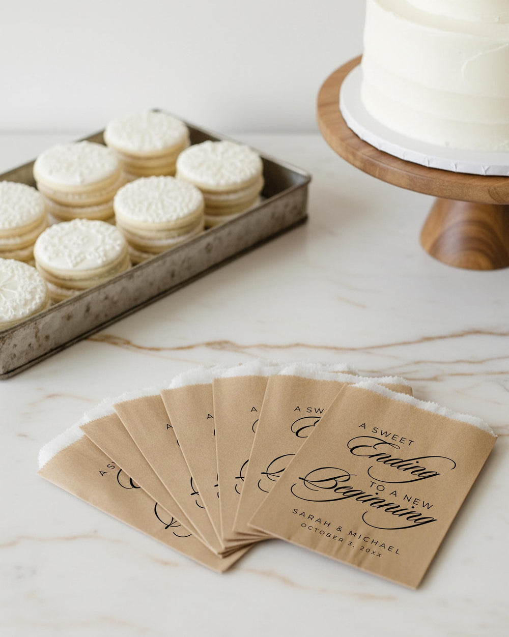 Custom Wedding Favor Bag, Personalized