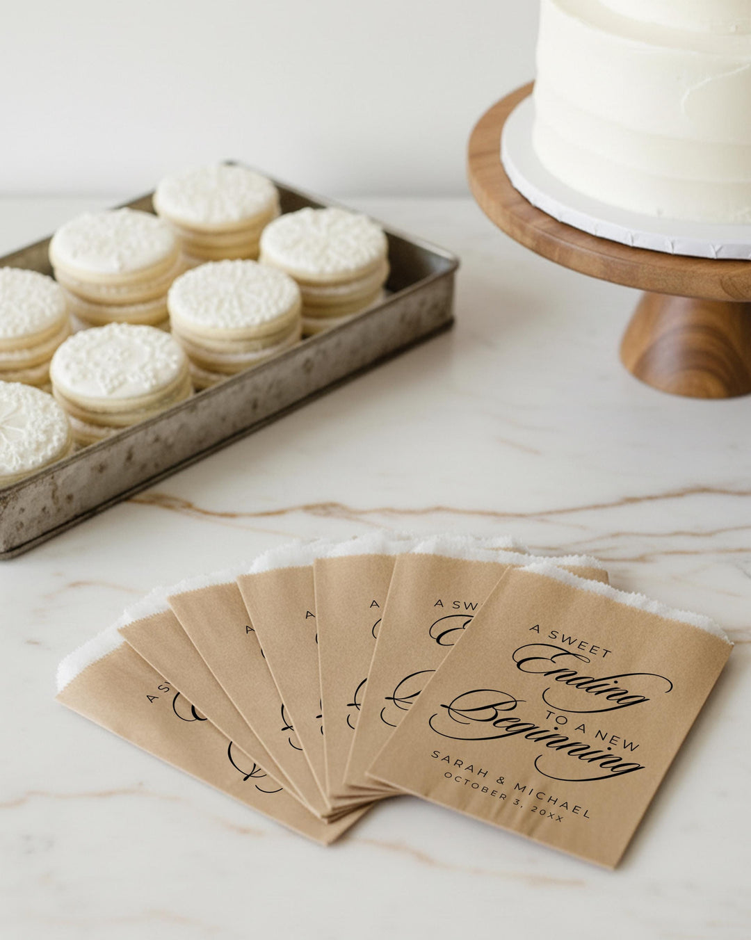 Custom Wedding Favor Bag, Personalized