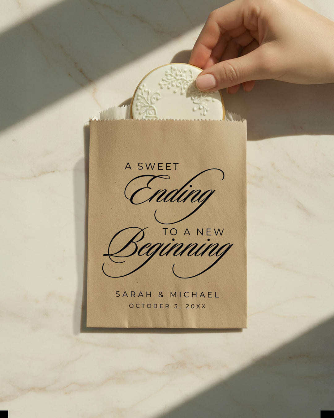 Custom Wedding Favor Bag, Personalized