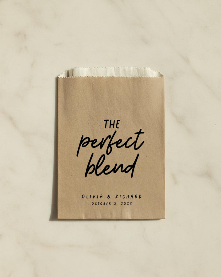 Custom Wedding Favor Bag, Personalized