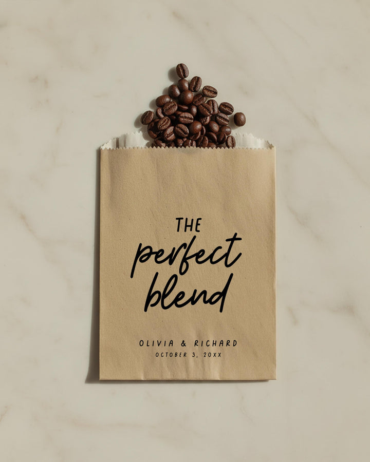 Custom Wedding Favor Bag, Personalized