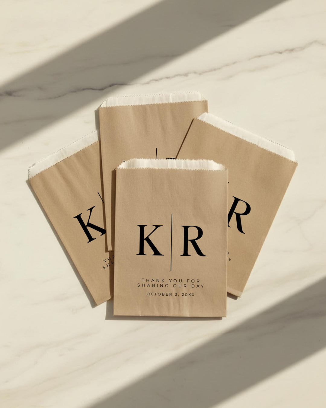 Custom Wedding Favor Bag, Personalized