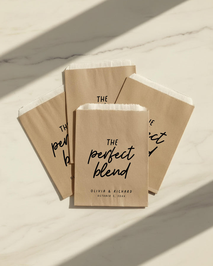 Custom Wedding Favor Bag, Personalized