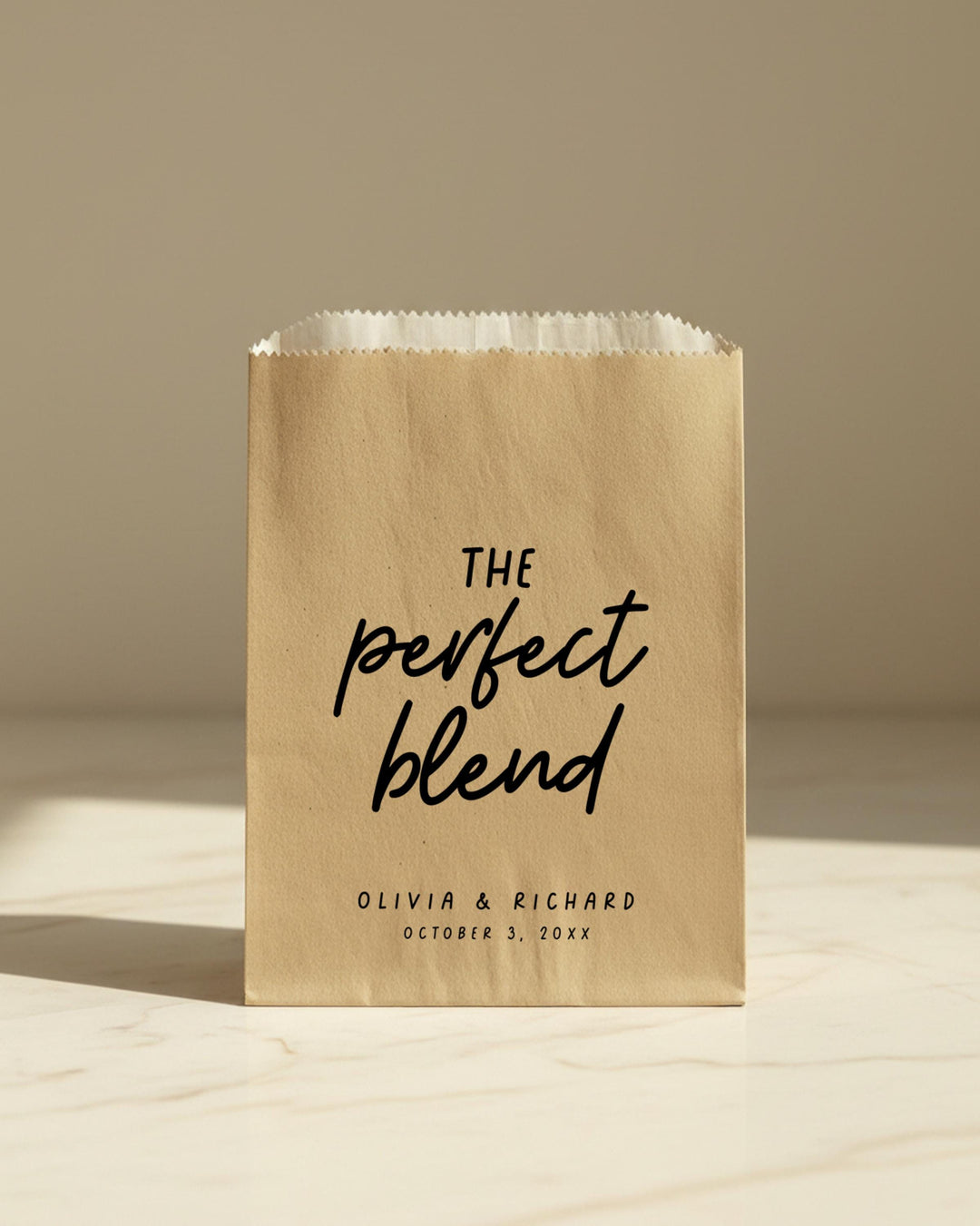 Custom Wedding Favor Bag, Personalized