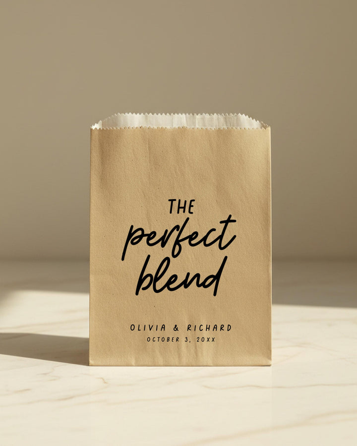 Custom Wedding Favor Bag, Personalized