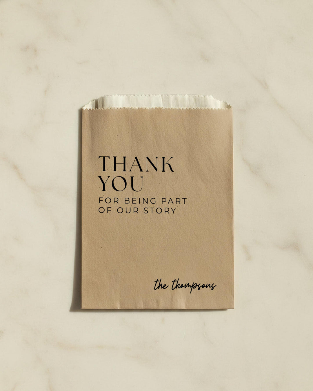 Custom Wedding Favor Bag, Personalized